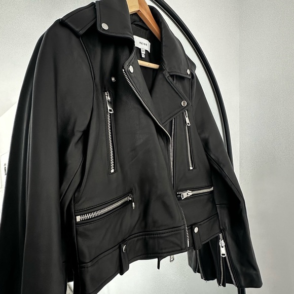 Reiss - never worn 
Inka Leather Biker Jacket - Picture 2 of 6